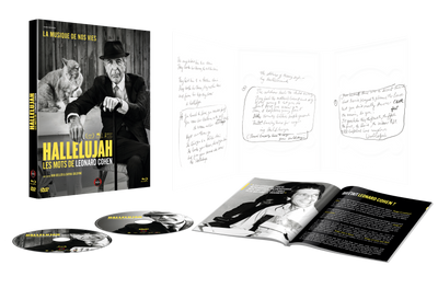 "Hallelujah - Les mots de Léonard Cohen" - Digipack collector limité (combo BRD + DVD + Livret)