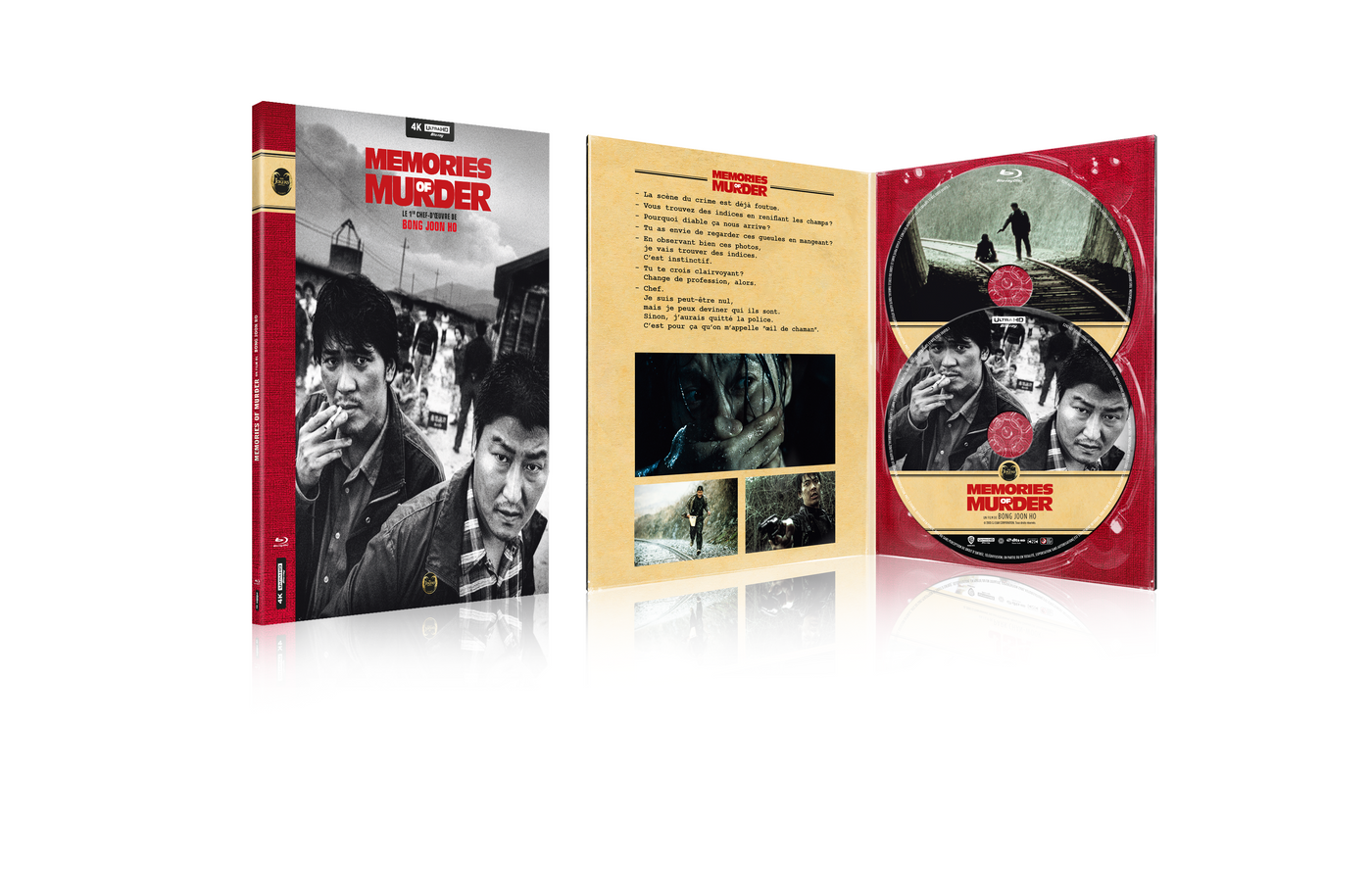 Blu-Ray 4K Digipack "Memories of Murder"